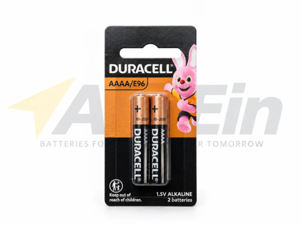 Duracell AAAA E96 1.5V alkaline batteries pack of 2