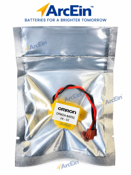 OMRON CPM2A-BAT01 PLC backup battery with connector