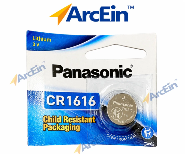 Panasonic CR1616 3V 55mAh lithium coin cell battery