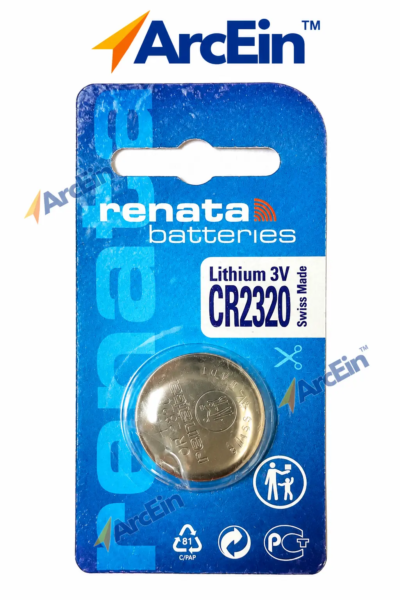 Renata CR2320 3V 150mAh Swiss Made lithium coin cell battery