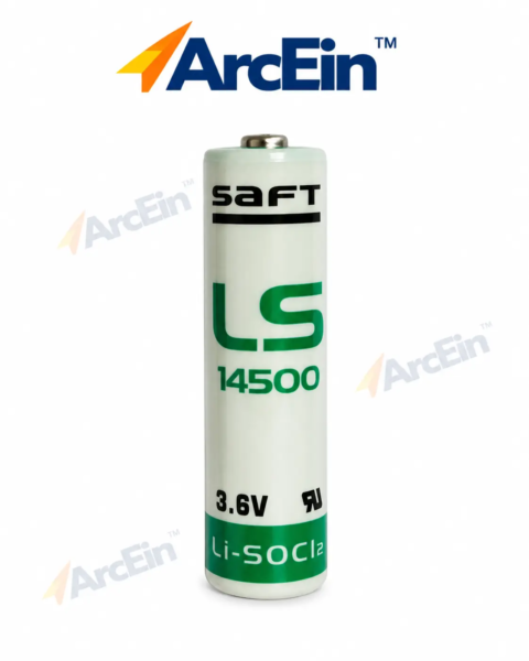 Saft LS14500 3.6V 2.6Ah AA lithium thionyl chloride battery