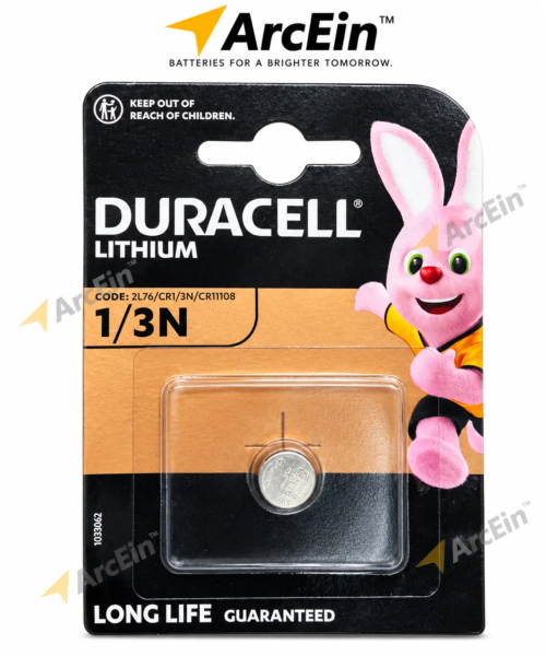 Duracell 1/3N 3V lithium battery 2L76 CR1/3N CR11108