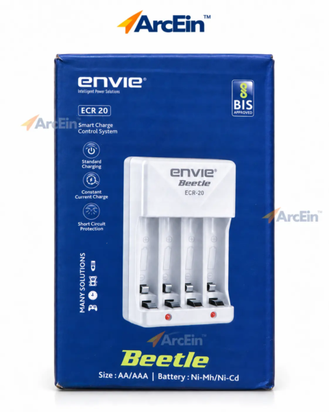 Envie ECR-20, Envie Beetle Charger, AA Battery Charger, AAA Battery Charger, Rechargeable Battery Charger, NiMH Battery Charger, NiCd Battery Charger, AA AAA Charger, Envie Battery Charger, ECR-20 Charger