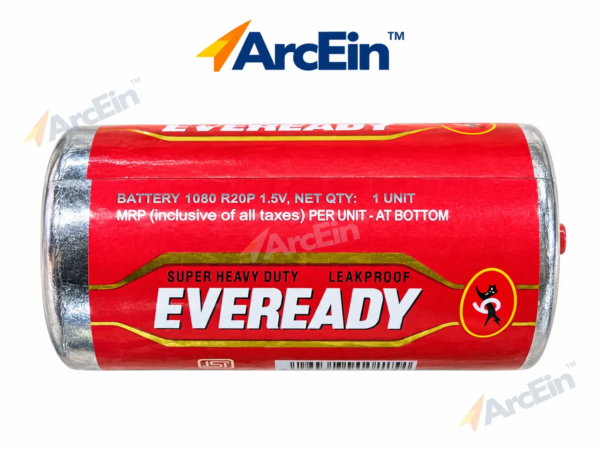 Eveready 1050 R20P 1.5V D Size Super Heavy Duty Battery pack of 1