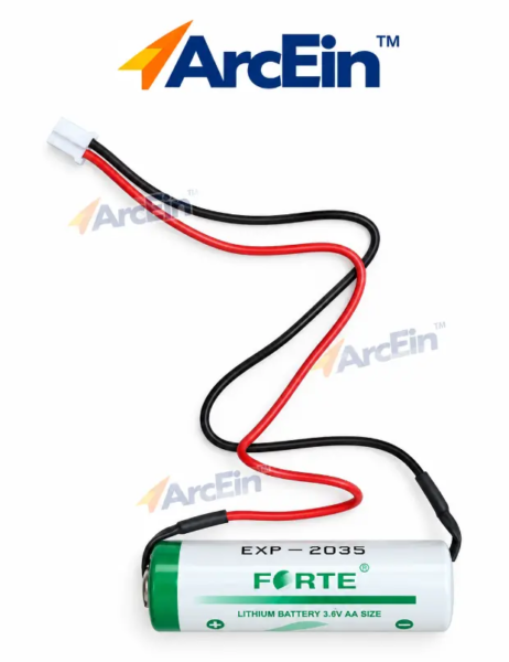 FORTE ER14505 3.6V AA lithium battery with connector