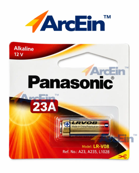 Panasonic 23A A23 LRV08 12V alkaline battery pack of 1