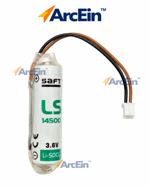 Saft LS14500 3.6V AA Li-SOCl2 lithium battery with connector